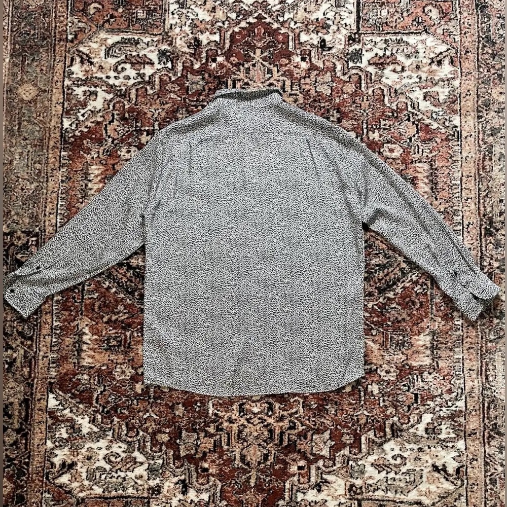 Zara - Snow Leopard Print Button Up - image 2